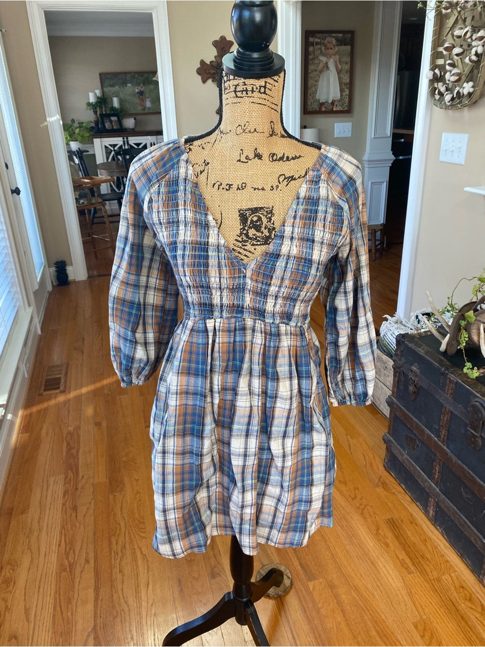 Plaid Western Dress